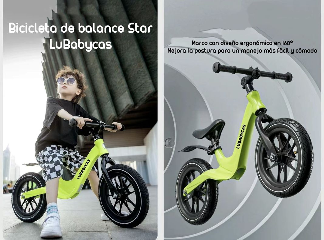 Bicicleta De Equilibrio Aprendizaje 2-8años Lubabycas Rosada-1