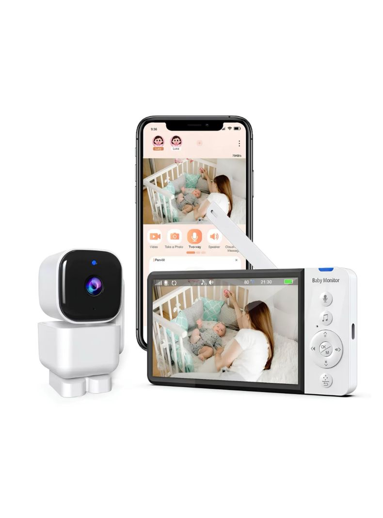 Cámara Monitor Con APP 5? 1920x1080P ABM720S a $64.990