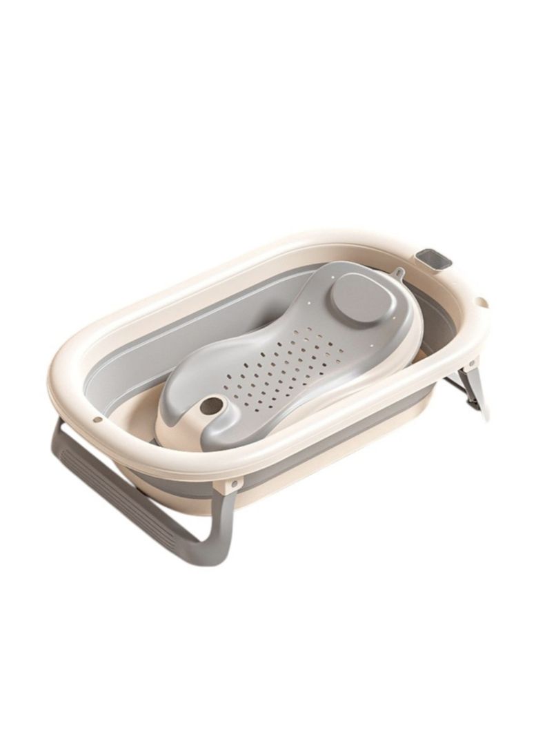 Bañera Con Respaldo De Ducha Comfort Gris LuBabycas-0