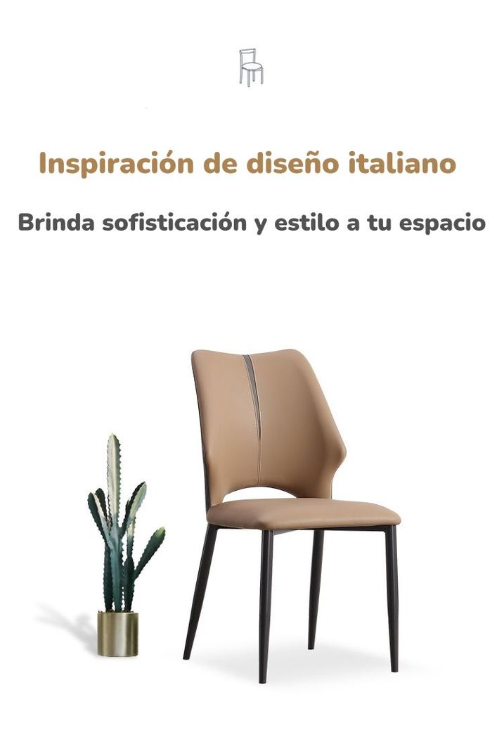 Pack 2 Sillas De Comedor Estilo Italiano Zeker By LuBabycas-2