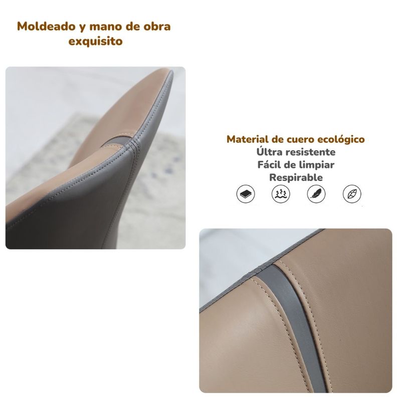 Pack 2 Sillas De Comedor Estilo Italiano Zeker By LuBabycas-3
