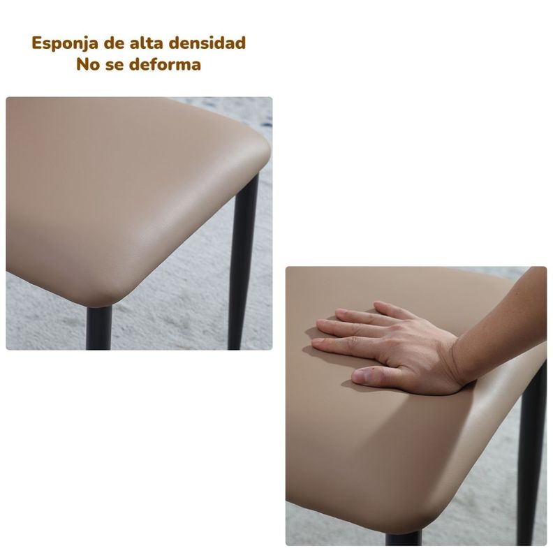 Pack 2 Sillas De Comedor Estilo Italiano Zeker By LuBabycas-4