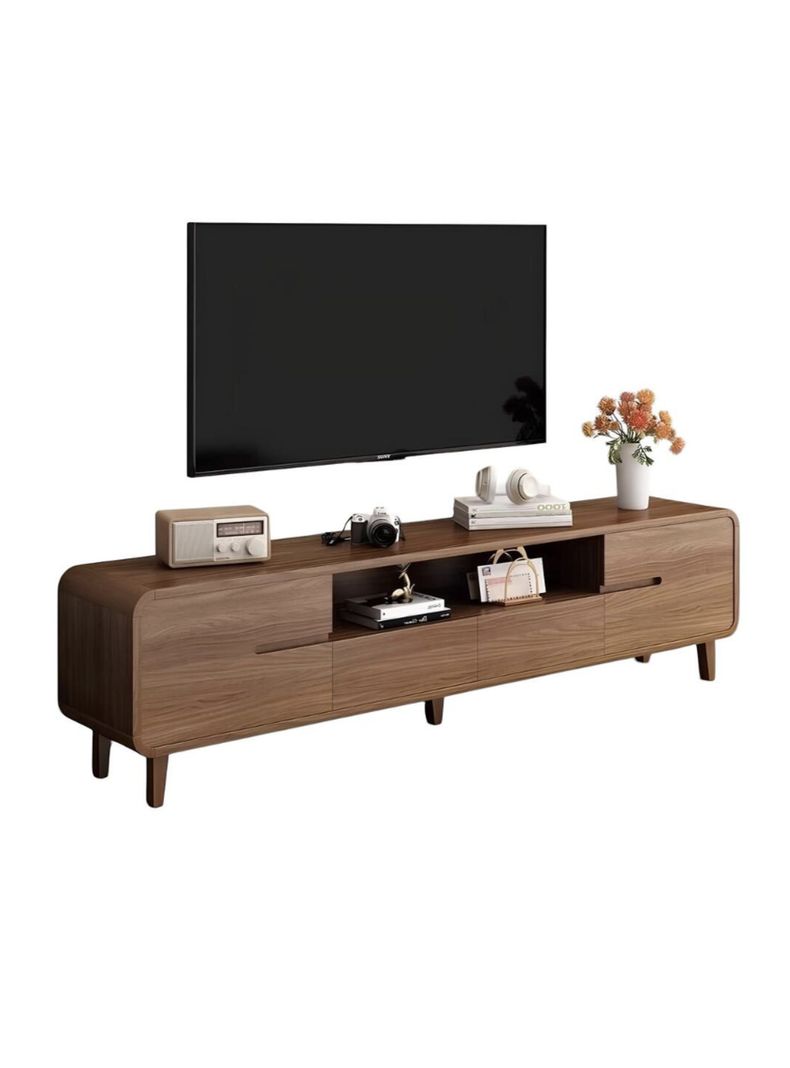 Mueble De TV Rack Madera 200cm Santiago By LuBabycas-0
