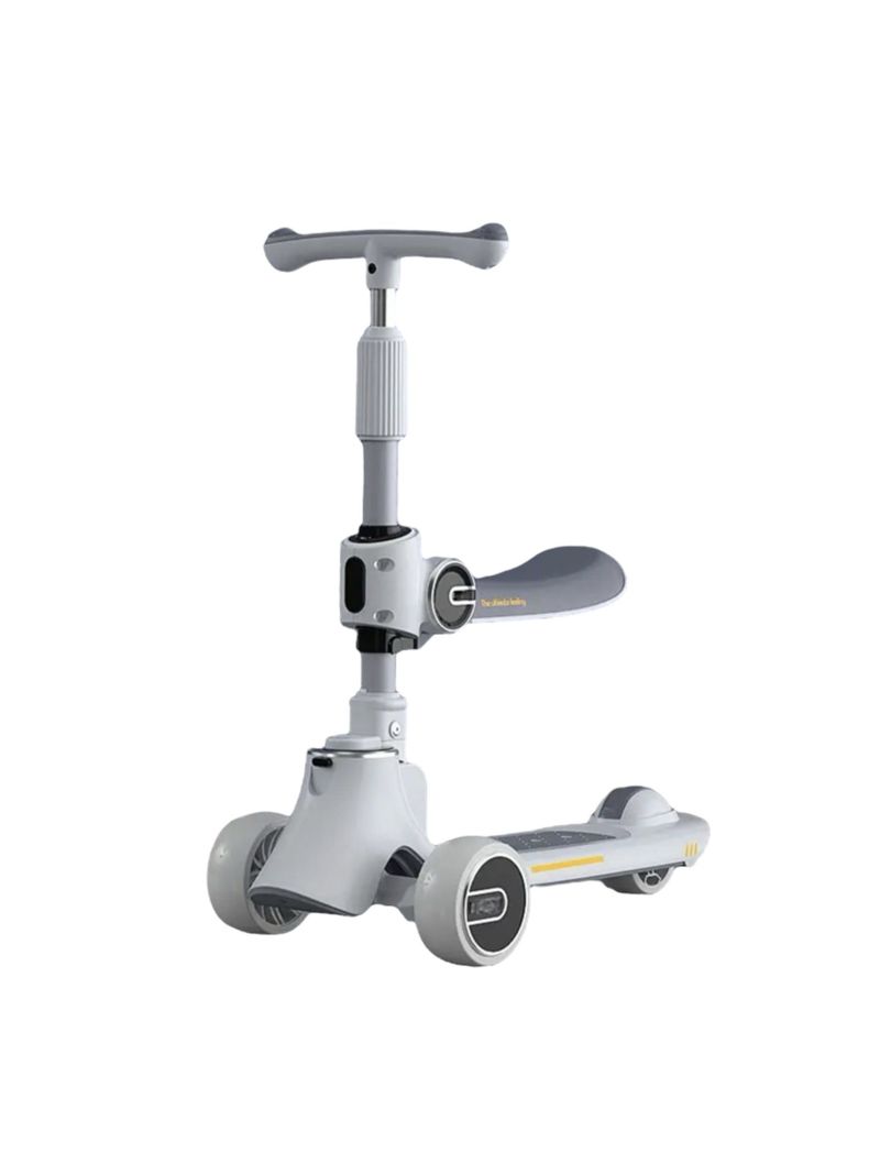 Scooter 3 Ruedas 2 en 1 Últra Resistente LuBabycas Gris-0