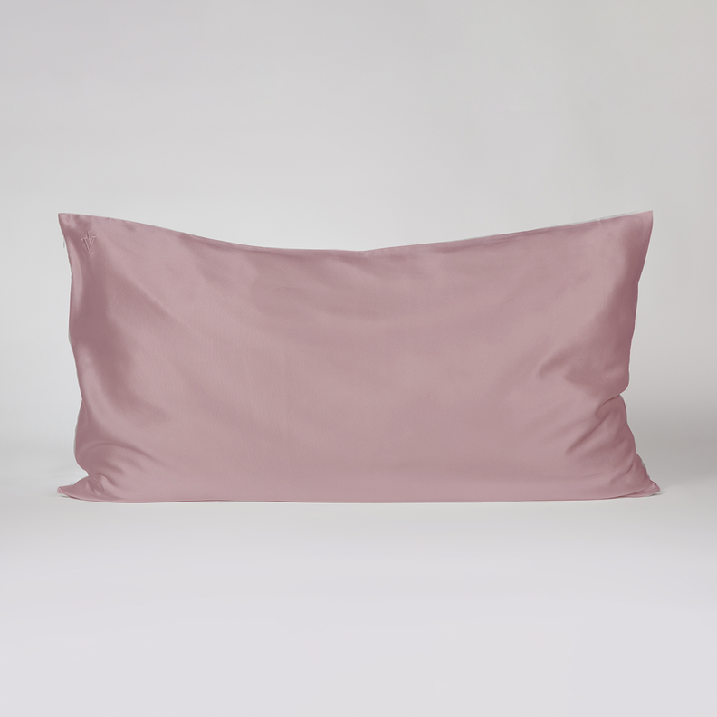 Funda 100% Seda Queen Rosa-0