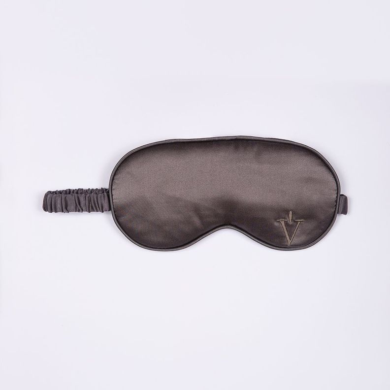 ANTIFAZ GRIS OSCURO 100% SEDA-0