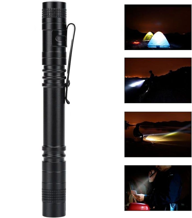 Linterna Led Lápiz Doctor Veterinario Enfermería Medicina Clip-0