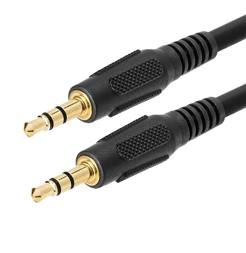 Cable Auxiliar de Audio Plug 3.5 mm 130 cm-0