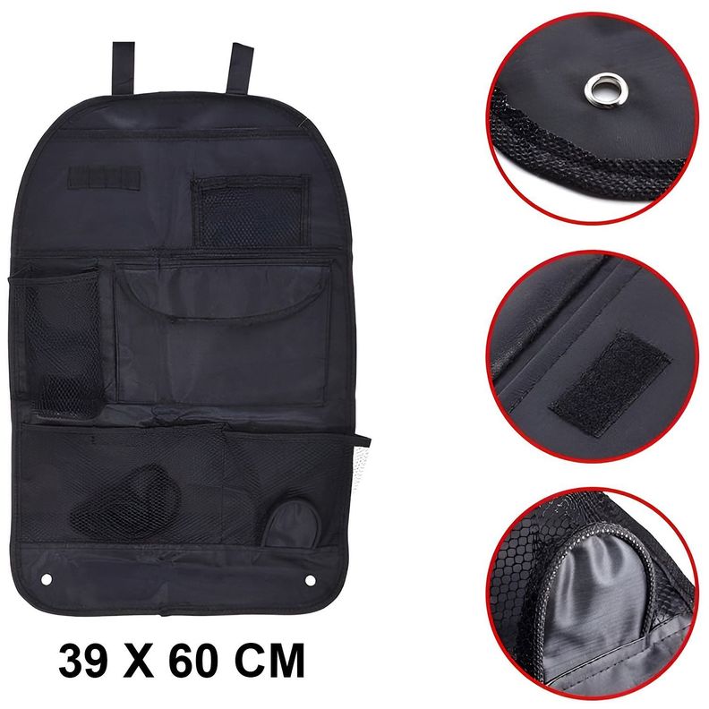 Organizador Bolsa Papelero Para Respaldo de Asiento Del Auto-3