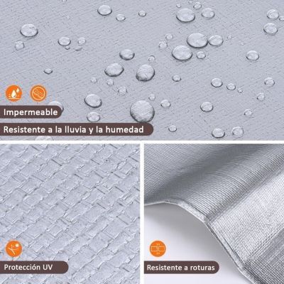 Lona Impermeable Multiuso Cobertor Toldo Funda Carpa 3x5 Mts-2