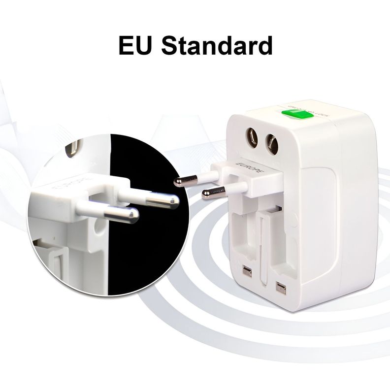 Adaptador De Viaje Universal Corriente Enchufe Us Uk Au Eu-3
