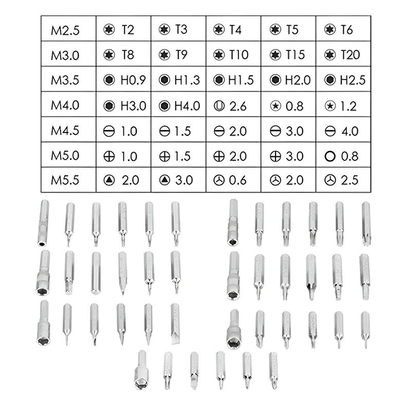 Destornilladores Precisión Set 45 Macbook iPhone iPad Ps4 Ps3 Xbox-6