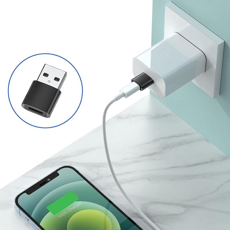 Adaptador Usb Macho A Usb C Tipo C Hembra Carga Datos-2