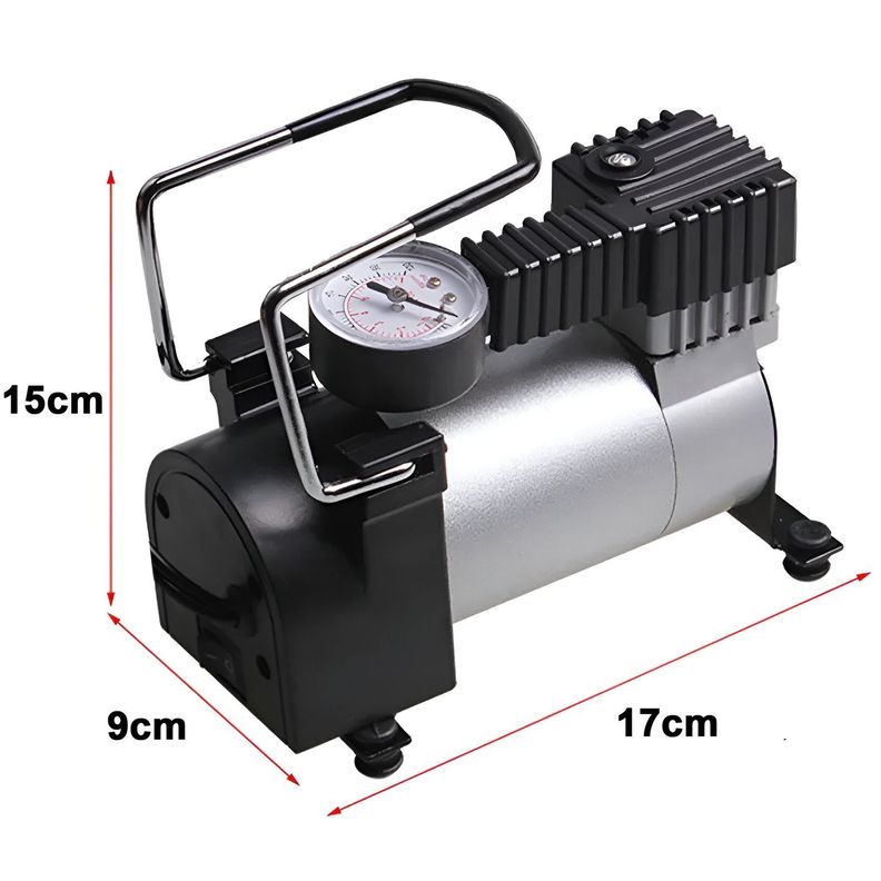 Compresor De Aire Para Auto Inflador Neumáticos Portátil 12v-6