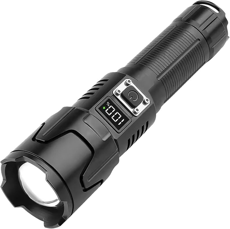 Linterna Táctica Potente Led Zoom 10000 Lm Recargable-7