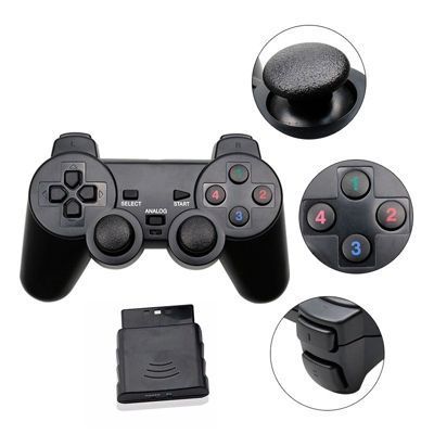 Joystick Control Ps2 Mando Inalámbrico-0