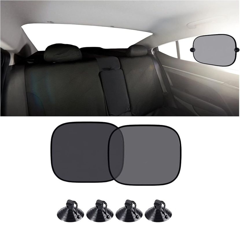 Kit Parasol Protector Solar Parabrisas Mallas Ventana Auto-2