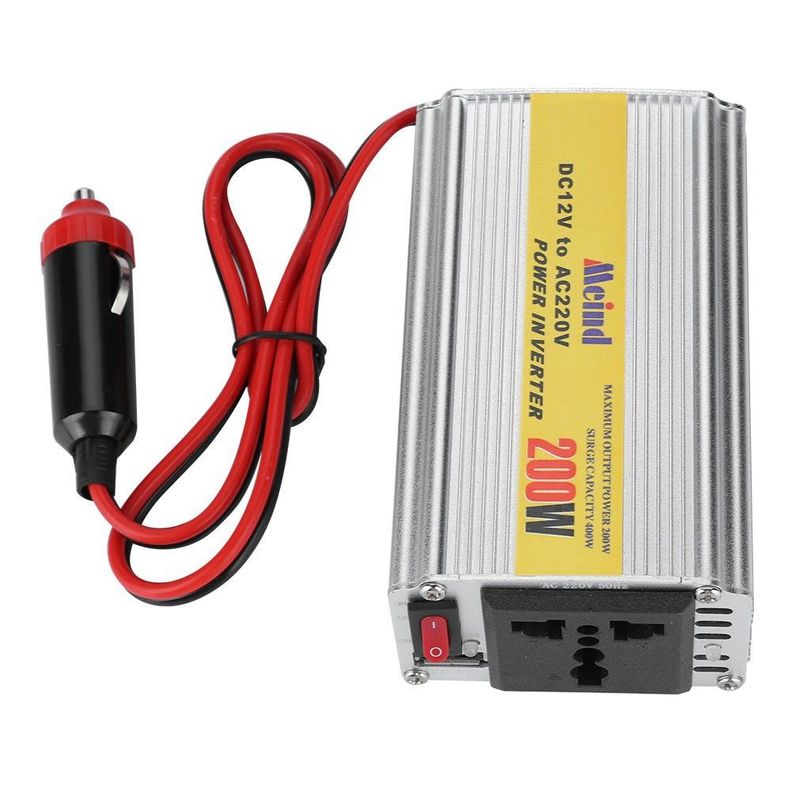 Inversor Auto Conversor Corriente Voltaje 12v A 220v 200w-3