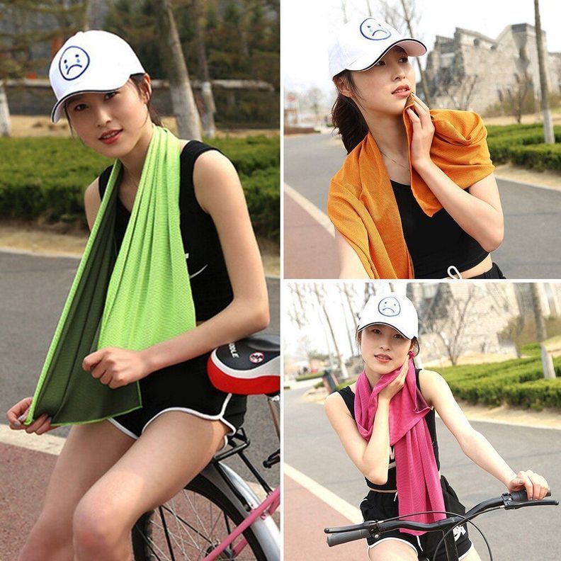 Toalla Deportiva Pañuelo Microfibra Secado Rápido Verde-1