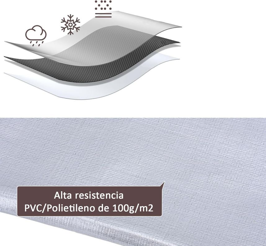 Lona Impermeable Multiuso Cobertor Toldo Funda Carpa 2x3 Mts-1