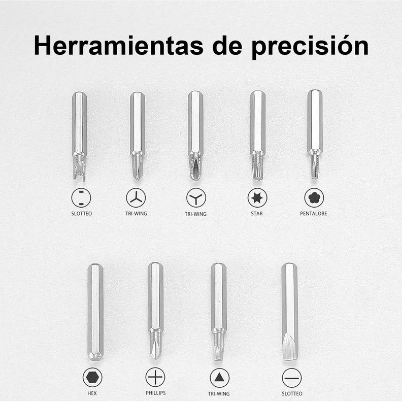 Set Destornillador Precisión Juego 32 Piezas-4
