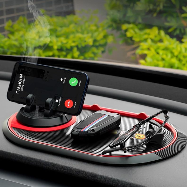 Organizador Porta Celular Antideslizante Para Tablero Auto-2