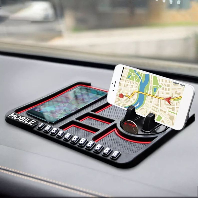 Organizador Soporte Celular Antideslizante Para Tablero Auto-2