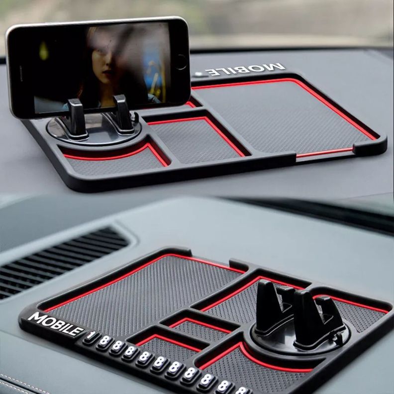 Organizador Soporte Celular Antideslizante Para Tablero Auto-4