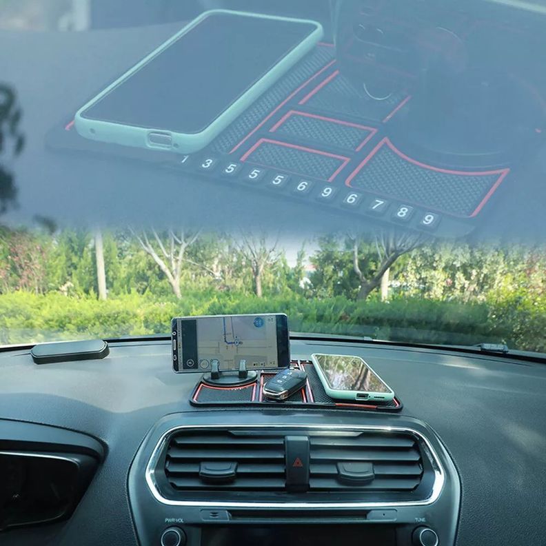 Organizador Soporte Celular Antideslizante Para Tablero Auto-5