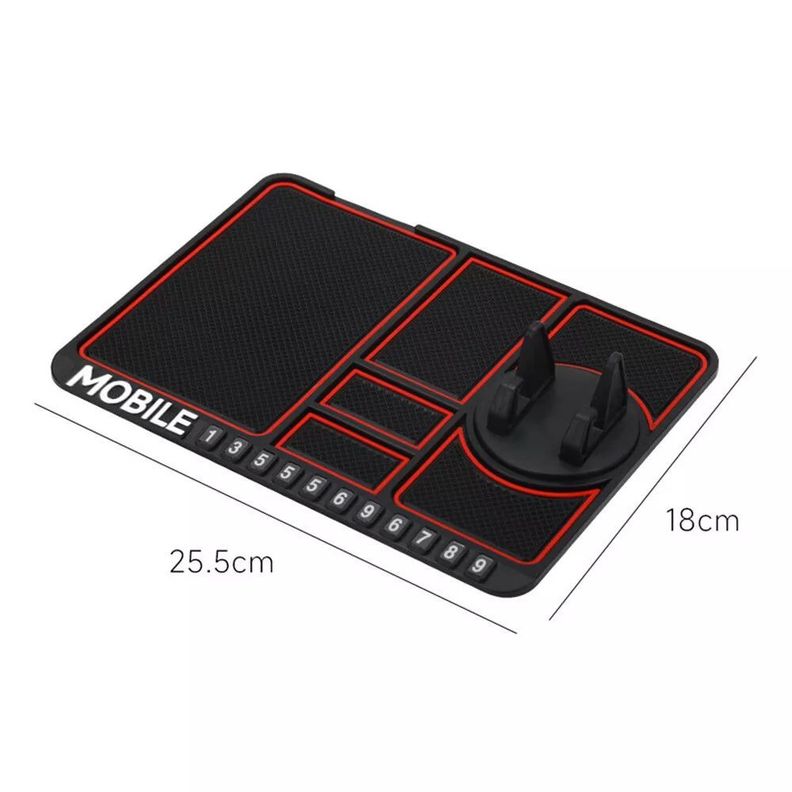 Organizador Soporte Celular Antideslizante Para Tablero Auto-7