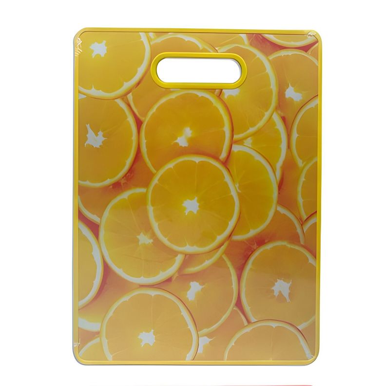 Tabla De Cortar Picar 30x20 Cm Para Cocinar Carne Y Verduras Amarillo [ 700 ]