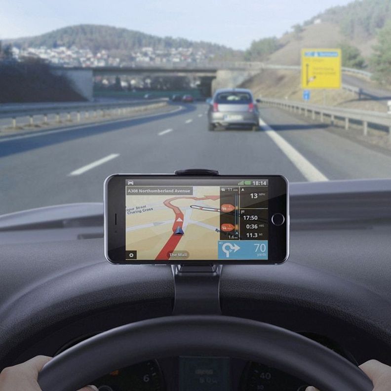 Soporte Celular Gps Porta Teléfono Auto Tablero Automóvil-1