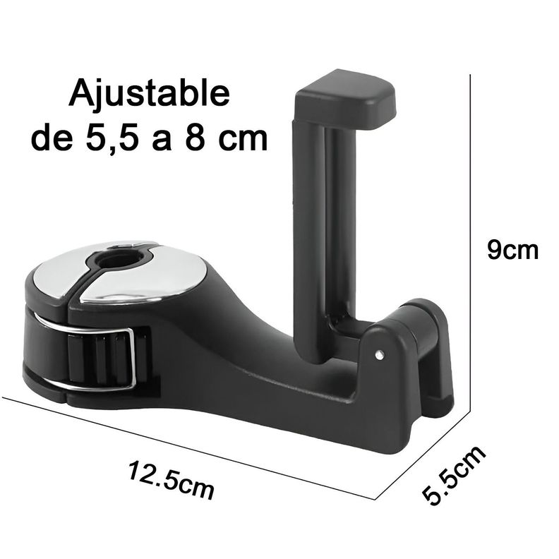 Soporte Teléfono Porta Celular Para Respaldo Asiento De Auto-5