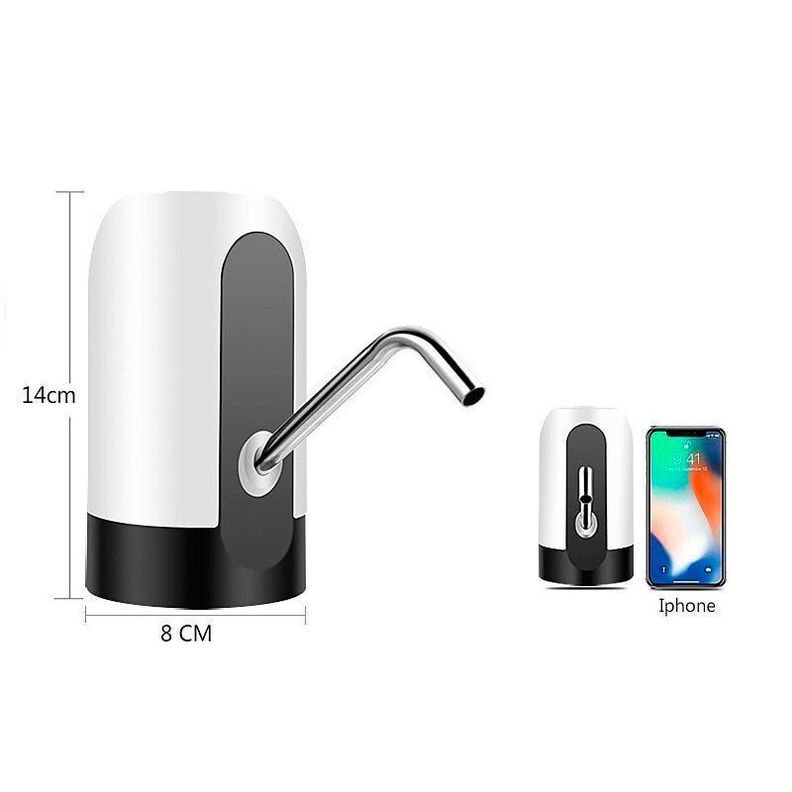 Dispensador Agua Automático Eléctrico Recargable Usb-4