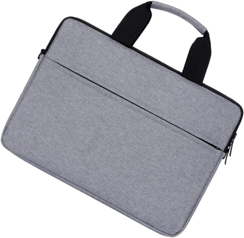 Bolso Notebook 14 15 15.6 Pulgadas Funda Maletín Gris-0