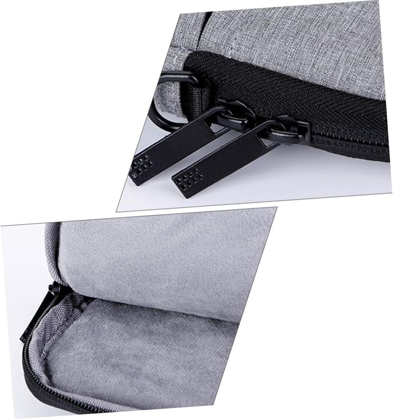 Bolso Notebook 14 15 15.6 Pulgadas Funda Maletín Gris-4