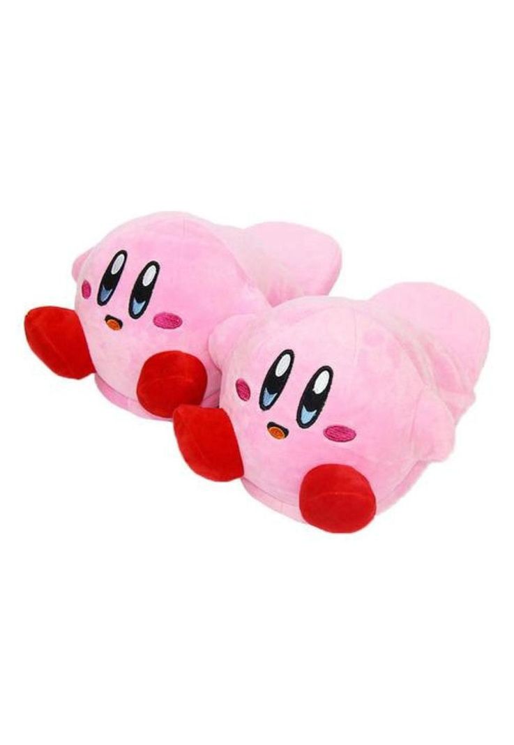 Pantuflas 3d Suaves Kirby Kawai-0