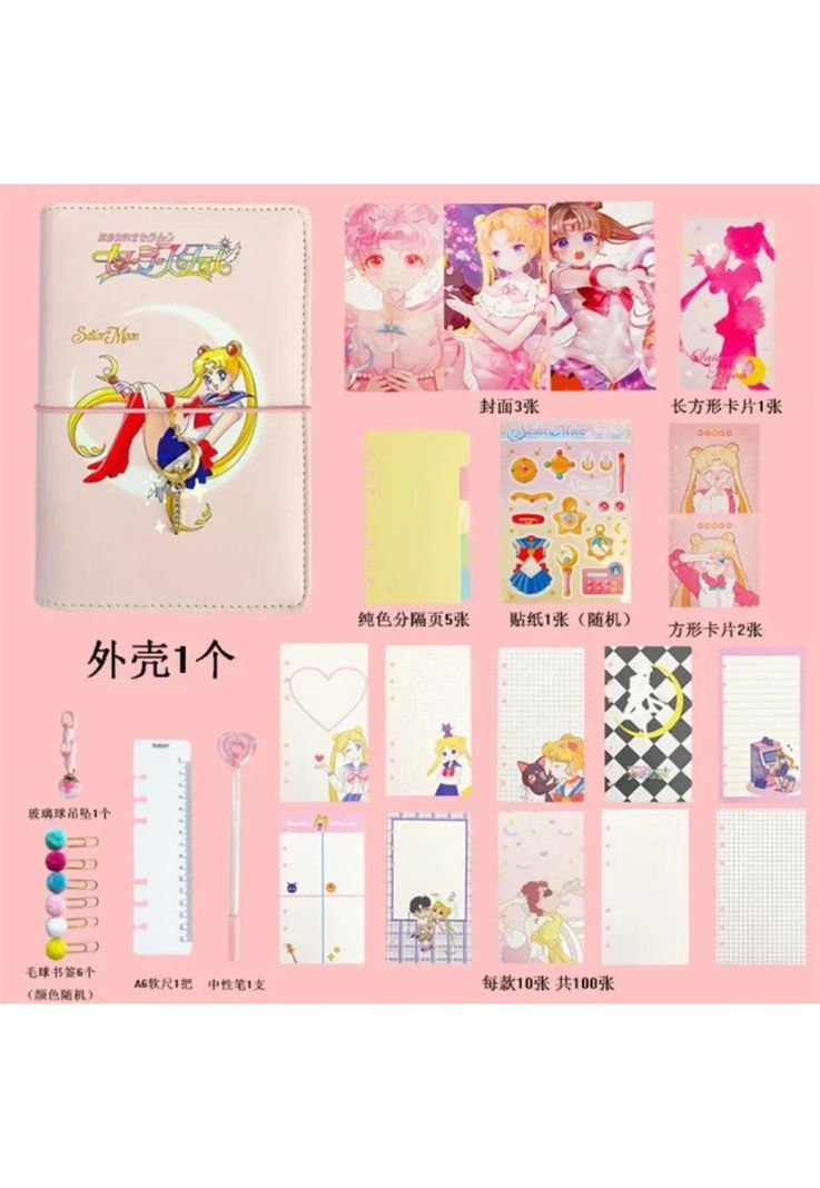 Planner Agenda Cuaderno Sailor Moon Kawaii-2
