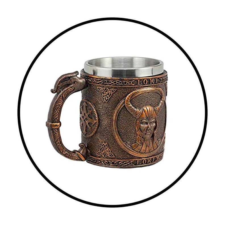 Tazón Taza 3d Dioses vikingo Loki-1