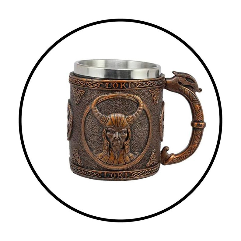 Tazón Taza 3d Dioses vikingo Loki-3