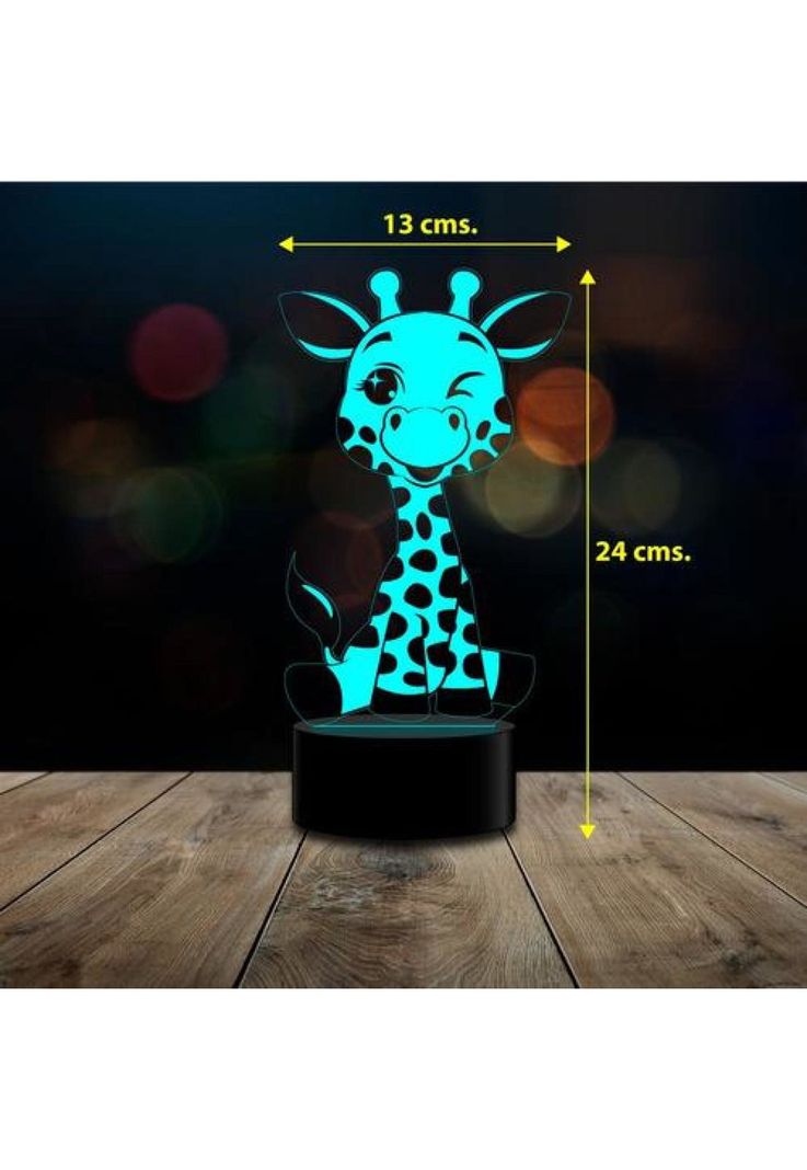 Ilusión 3d Baby Jirafa Kawaii C/remoto-2