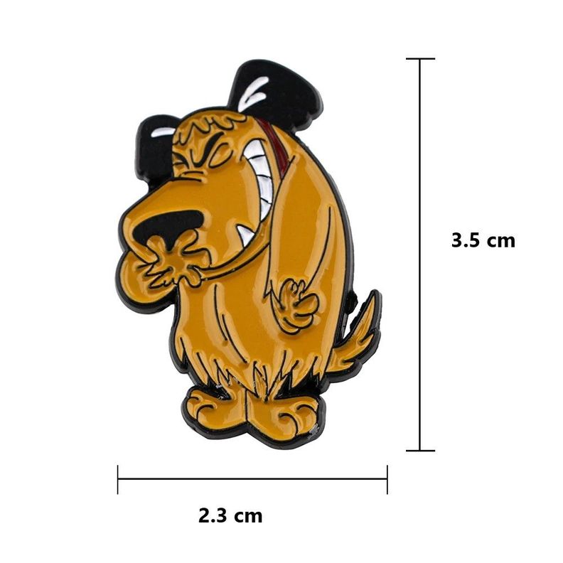Broche pin divertido Perro Patán autos locos vintage-1