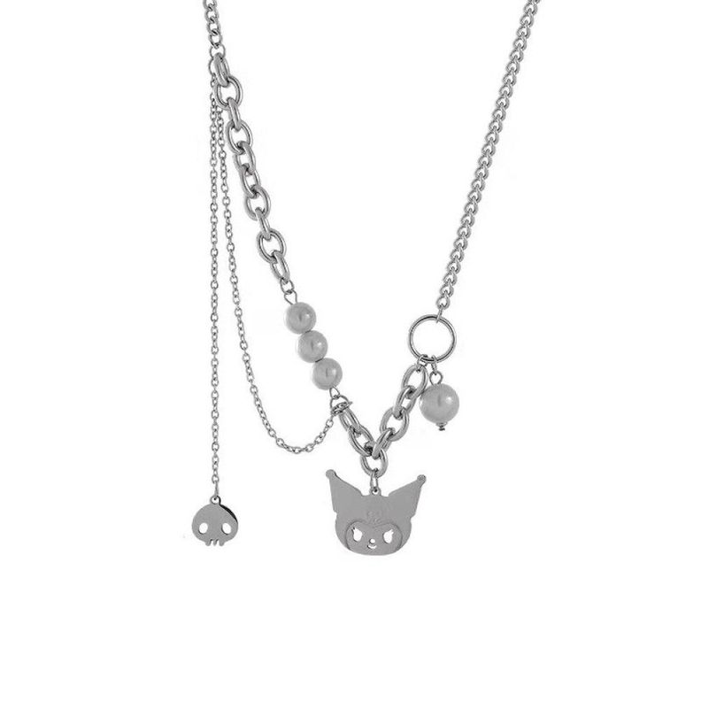 Collar Kuromi dije perlas Kawaii anime my melody-0
