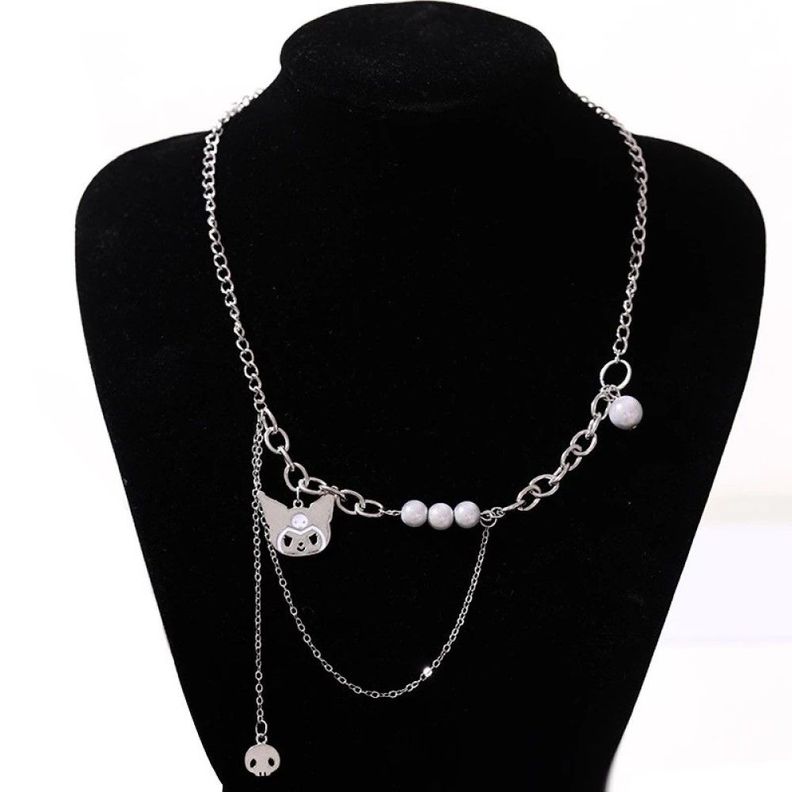 Collar Kuromi dije perlas Kawaii anime my melody-1