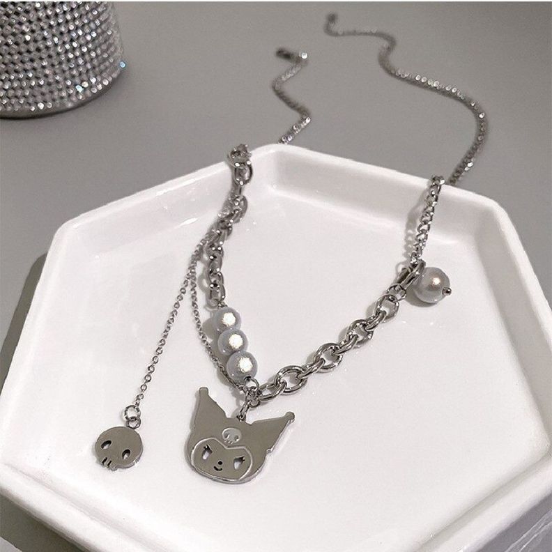 Collar Kuromi dije perlas Kawaii anime my melody-4
