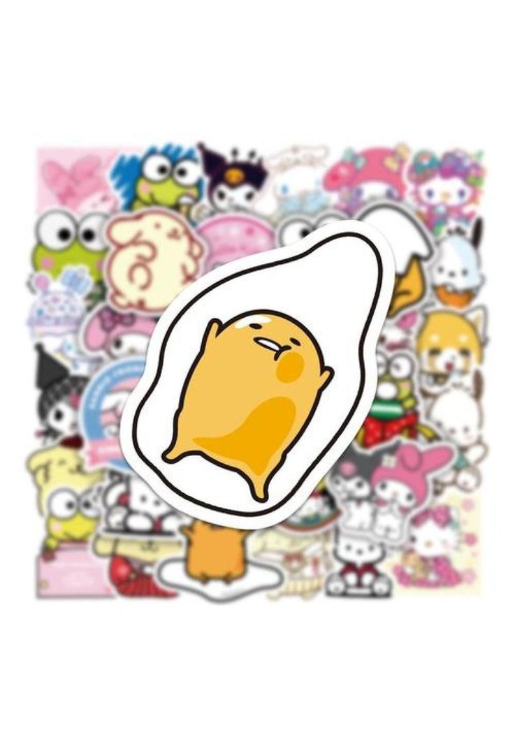 Set Sticker Calcomanias Animación Sanrio Kuromi Melody Cute-2