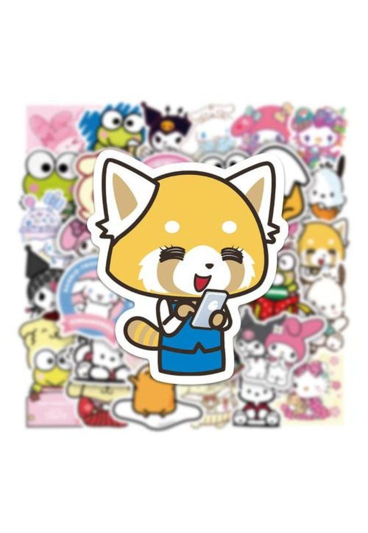 Set Sticker Calcomanias Animación Sanrio Kuromi Melody Cute-4