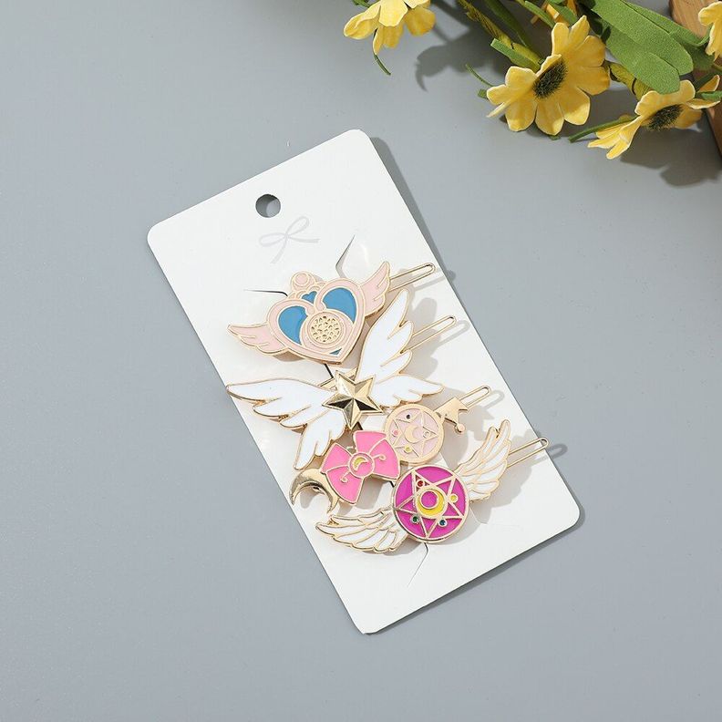 Set Pinches horquillas pinzas para el cabello Sailor moon-4