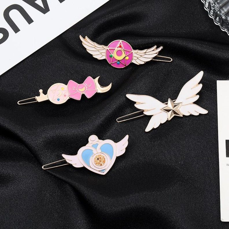 Set Pinches horquillas pinzas para el cabello Sailor moon-5