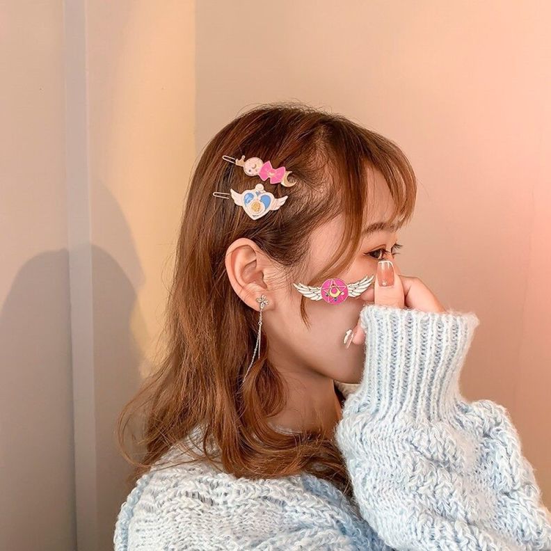 Set Pinches horquillas pinzas para el cabello Sailor moon-6